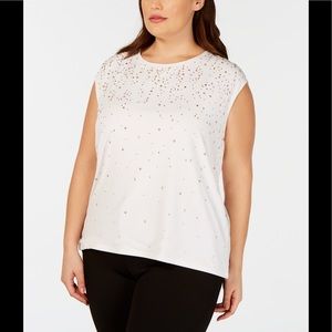 Calvin Klein Embellished Top
